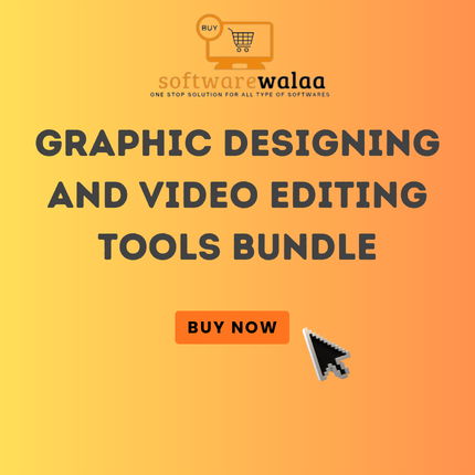 GRAPHIC DESIGNING AND VIDEO EDITING TOOLS BUNDLE